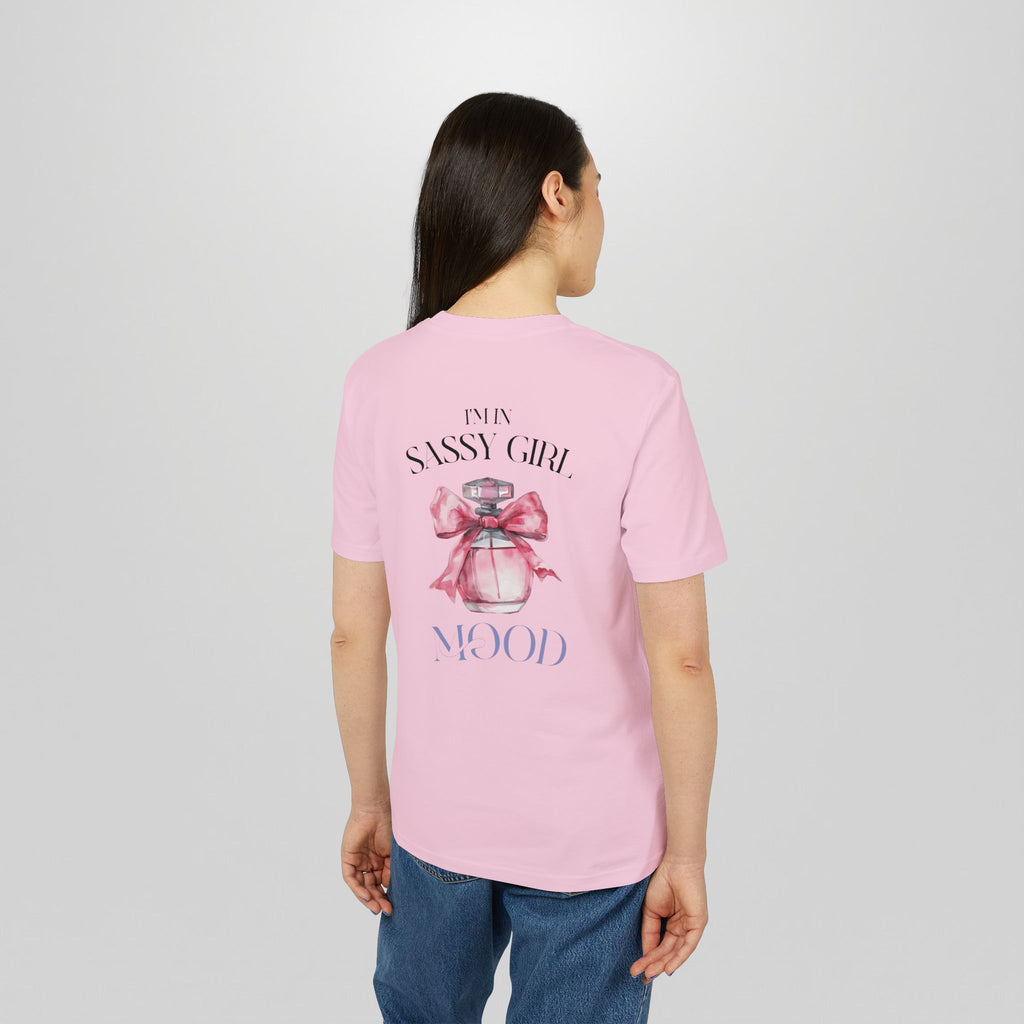 Sassy Girl T‑Shirt — Feminine Perfume Graphic Tee ("Sassy Girl" Front + Perfume Back)
