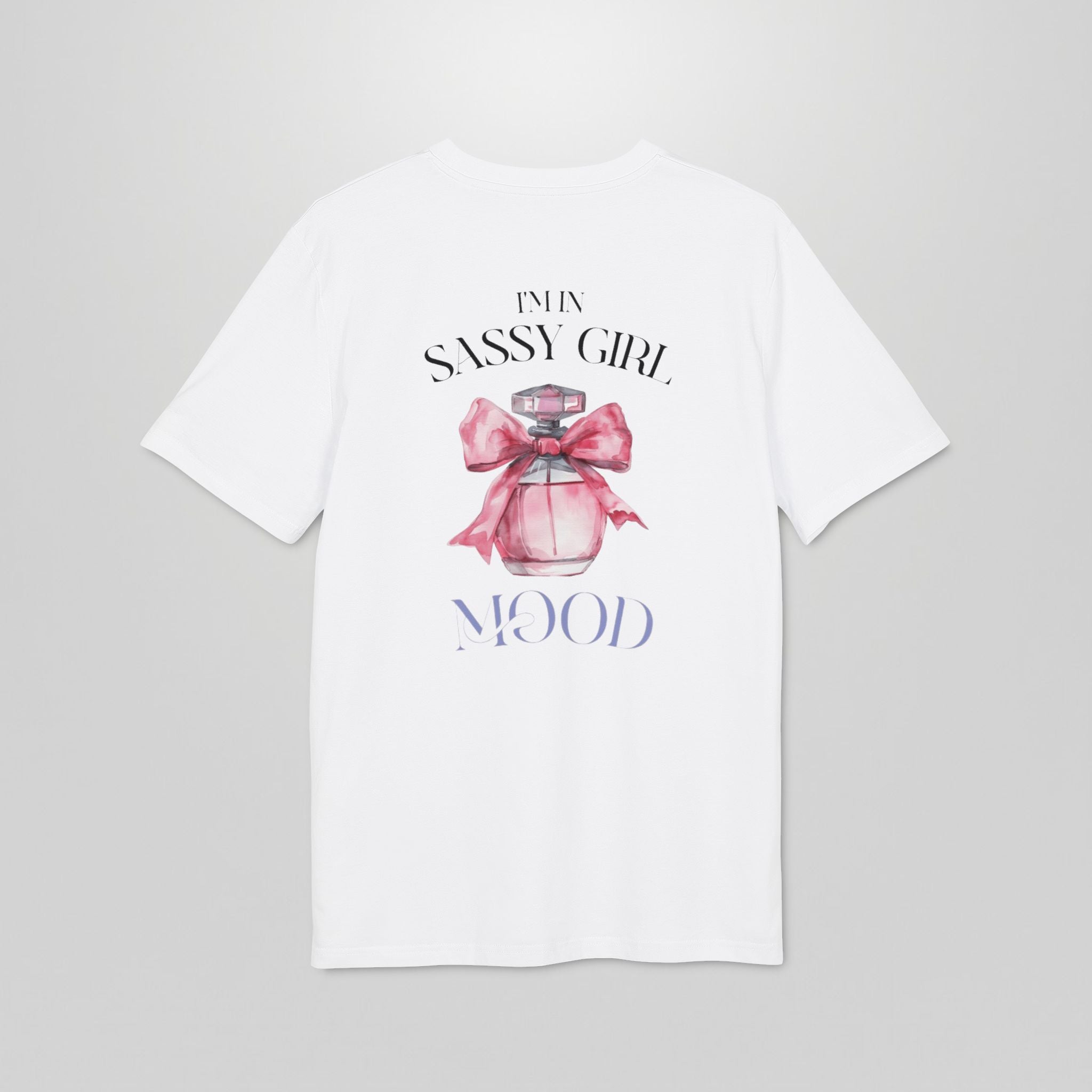 Sassy Girl T‑Shirt — Feminine Perfume Graphic Tee ("Sassy Girl" Front + Perfume Back)