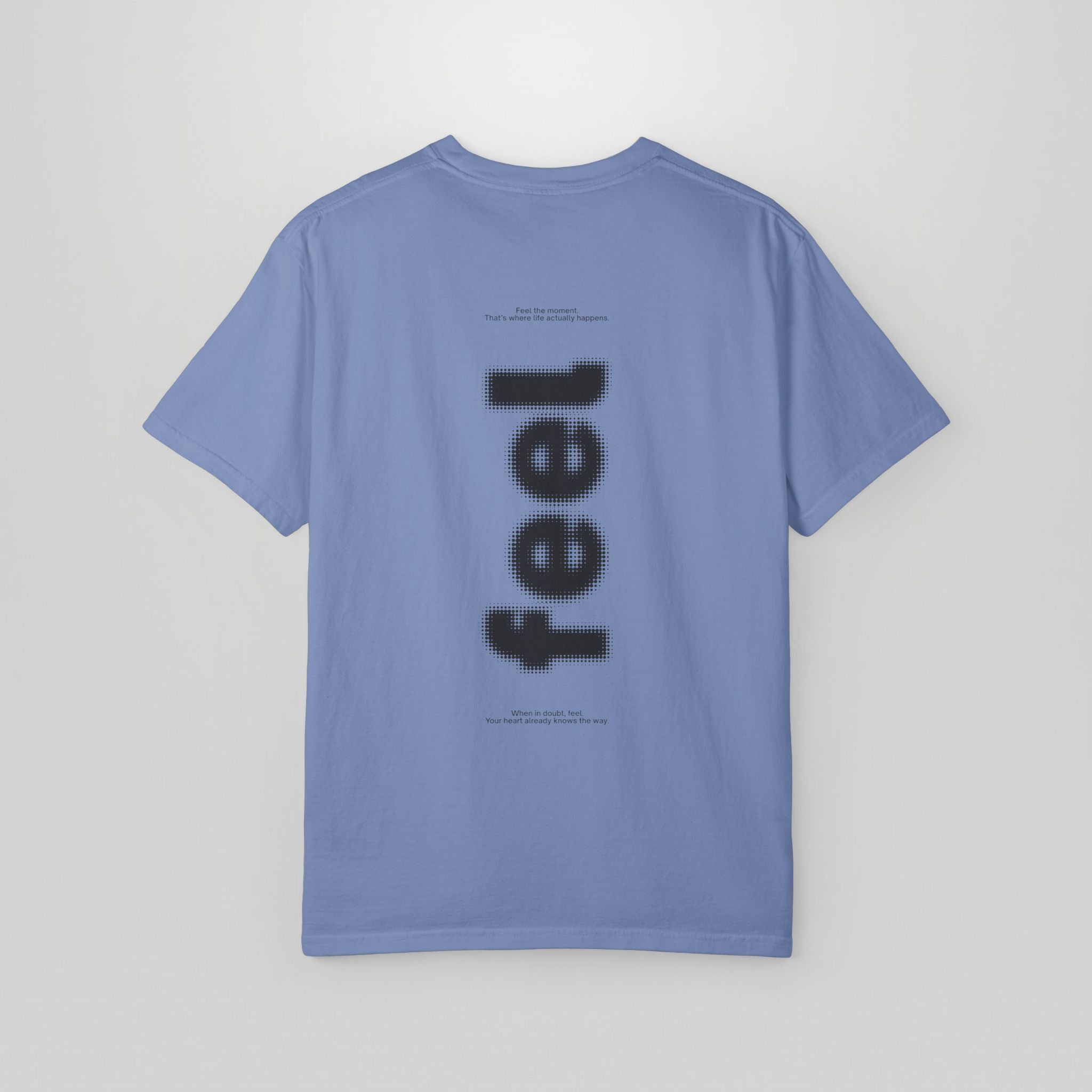 Melting Ghost 'feel' Graphic Tee — Minimal Streetwear T-Shirt