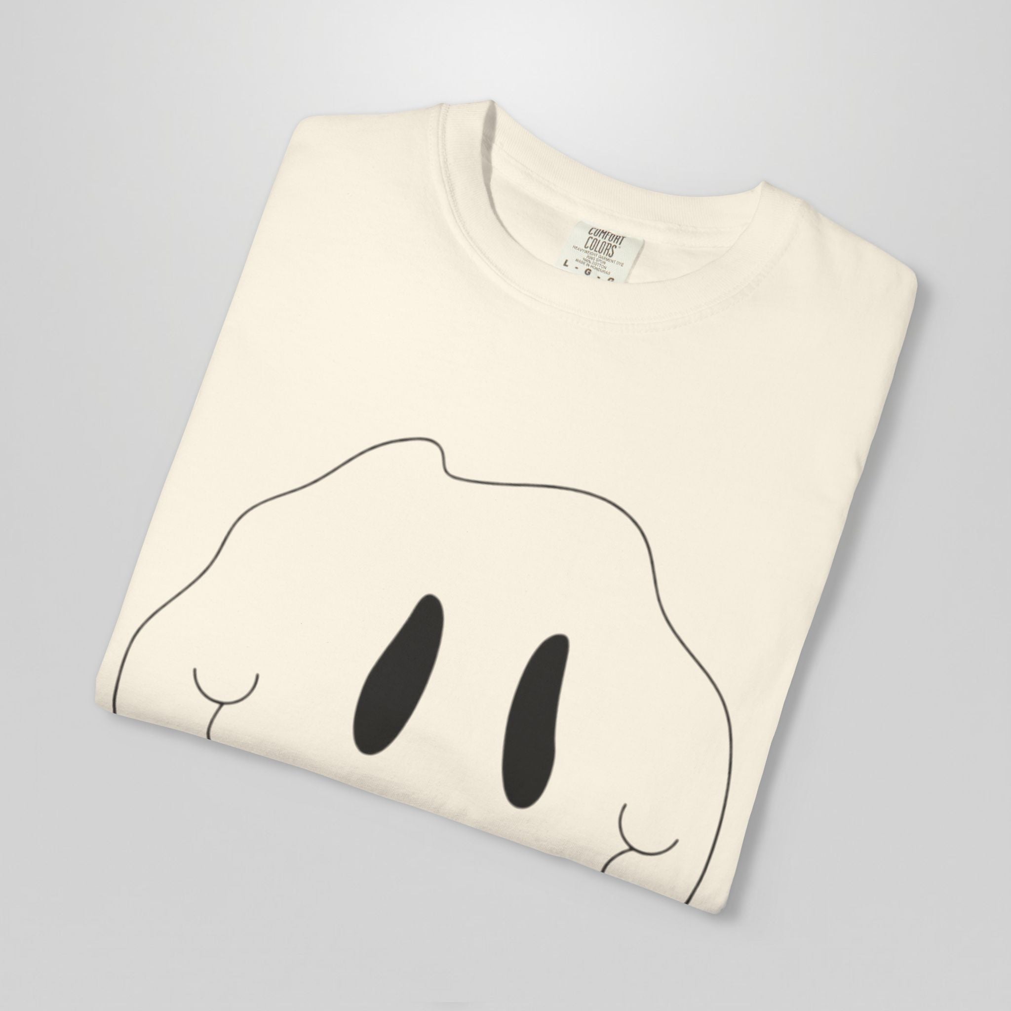 Melting Ghost 'feel' Graphic Tee — Minimal Streetwear T-Shirt