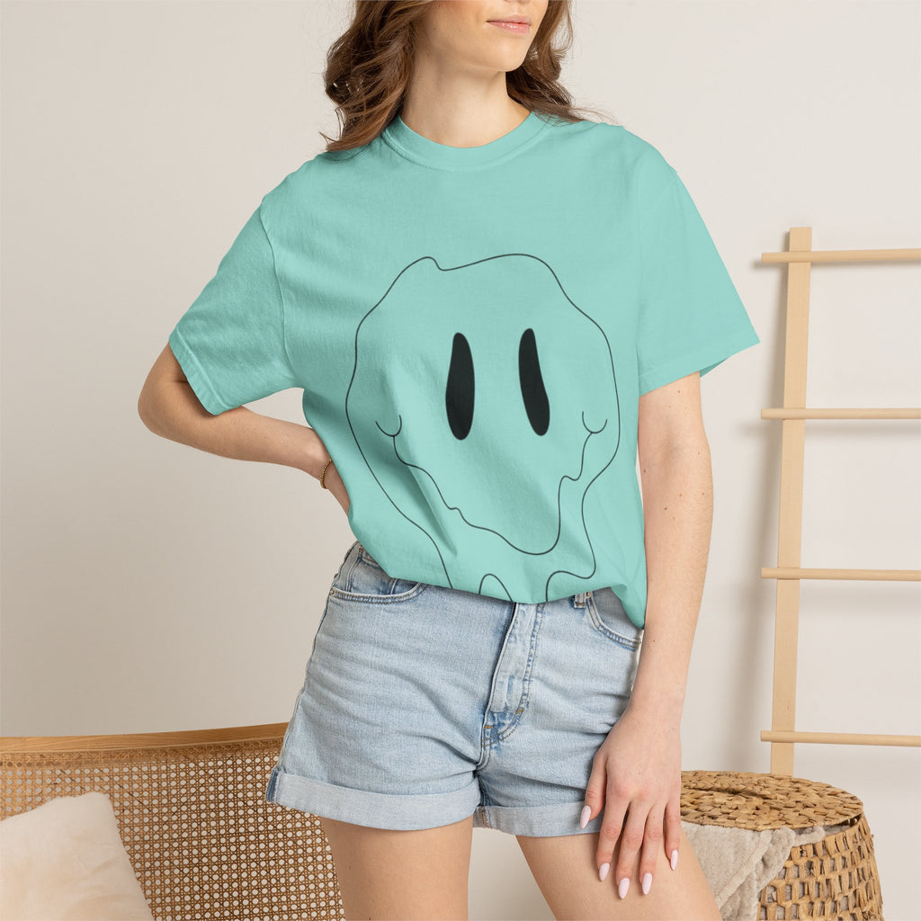 Melting Ghost 'feel' Graphic Tee — Minimal Streetwear T-Shirt