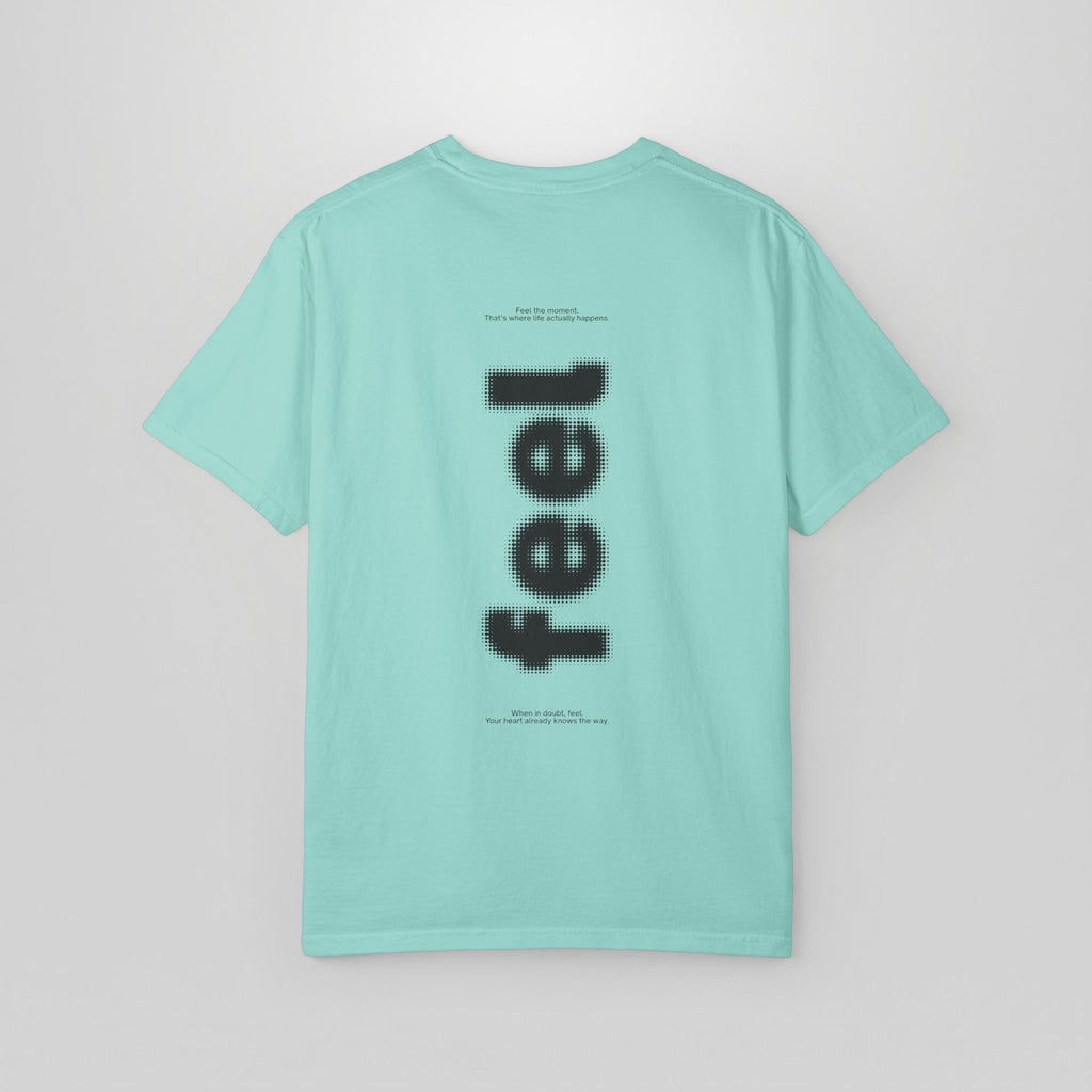 Melting Ghost 'feel' Graphic Tee — Minimal Streetwear T-Shirt