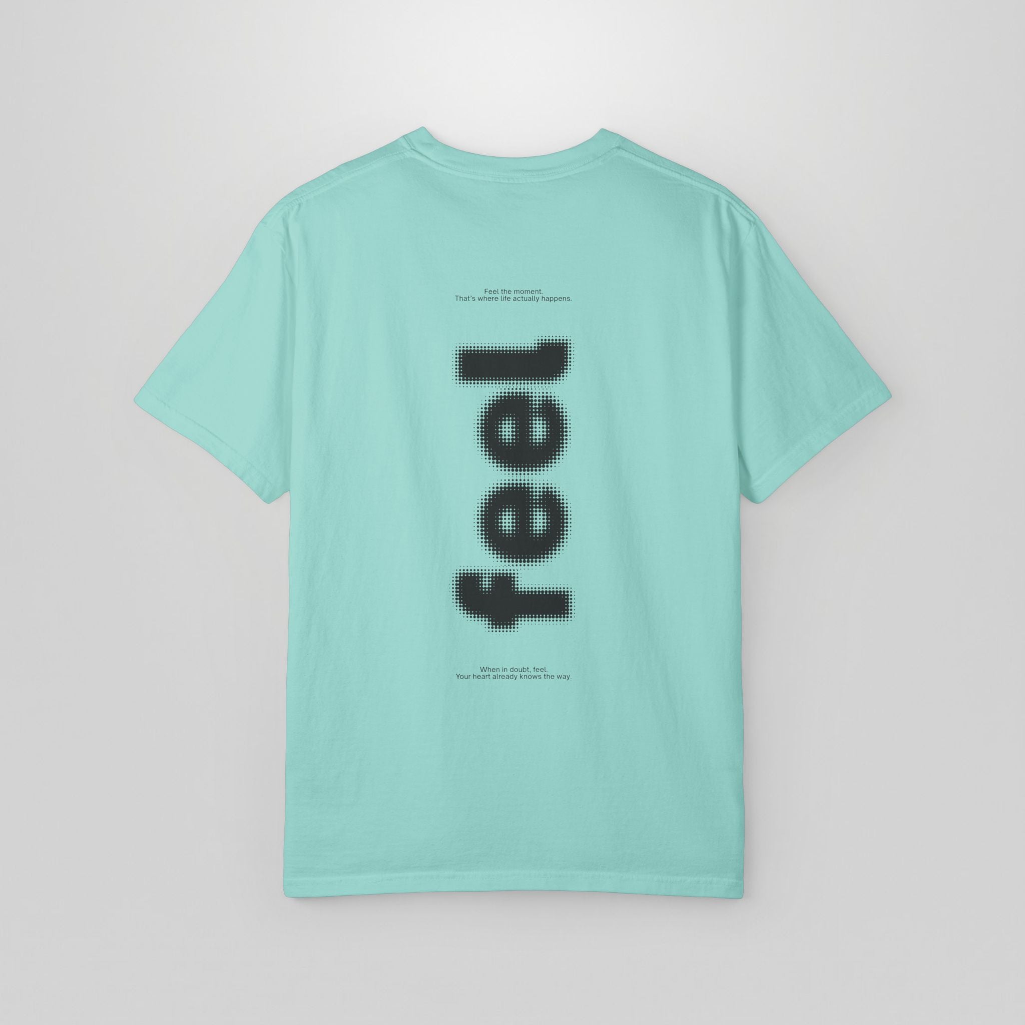 Melting Ghost 'feel' Graphic Tee — Minimal Streetwear T-Shirt