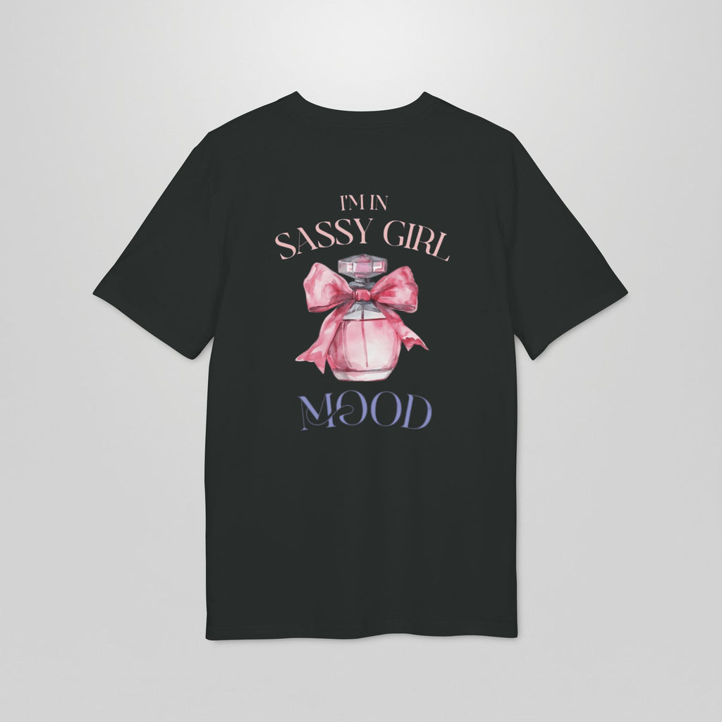 Sassy Girl T‑Shirt — Feminine Perfume Graphic Tee ("Sassy Girl" Front + Perfume Back)