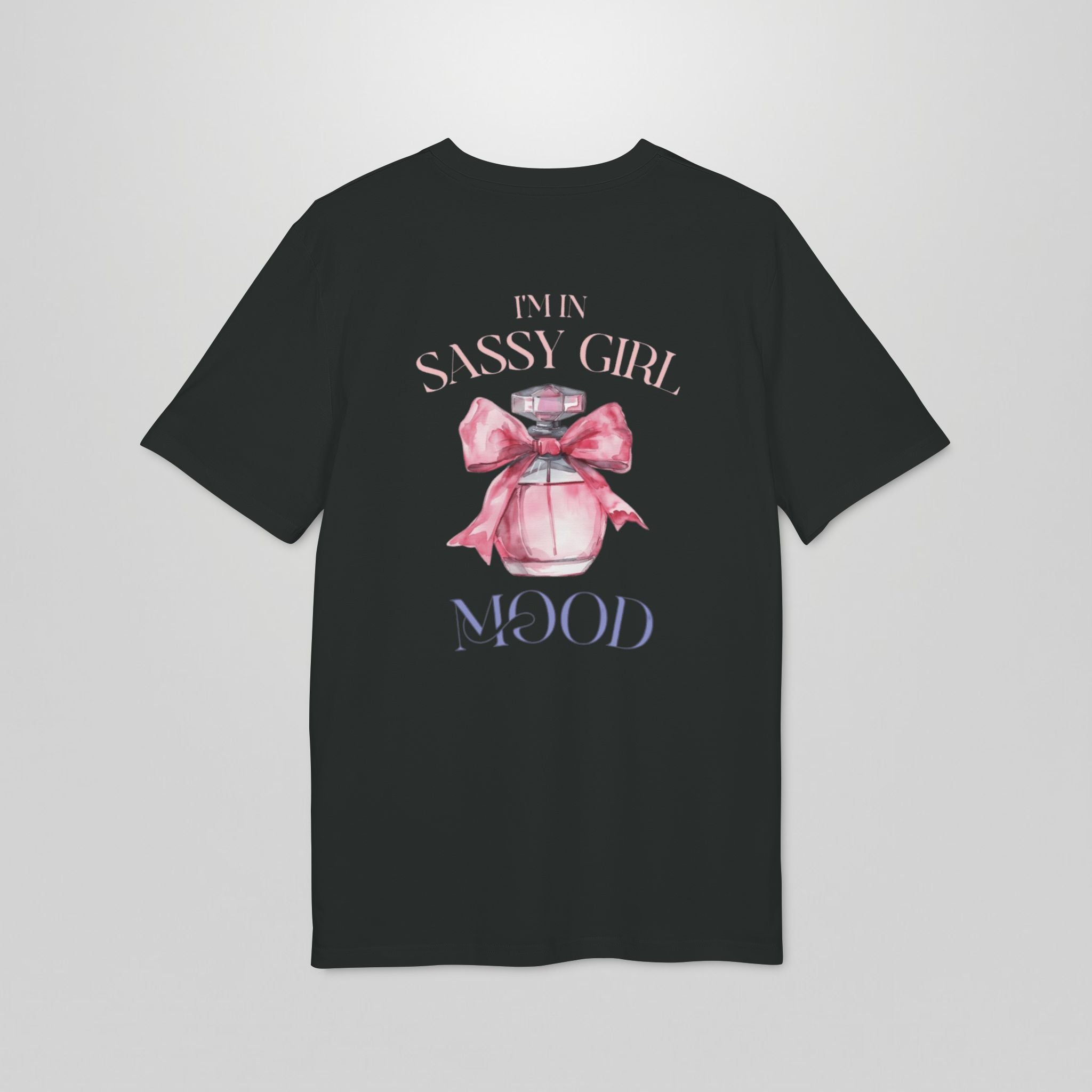 Sassy Girl T‑Shirt — Feminine Perfume Graphic Tee ("Sassy Girl" Front + Perfume Back)