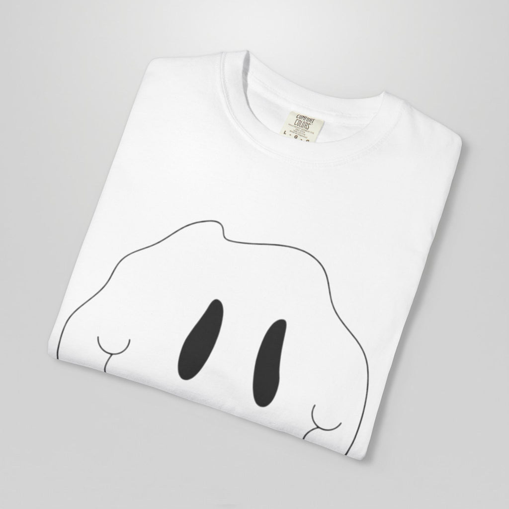 Melting Ghost 'feel' Graphic Tee — Minimal Streetwear T-Shirt