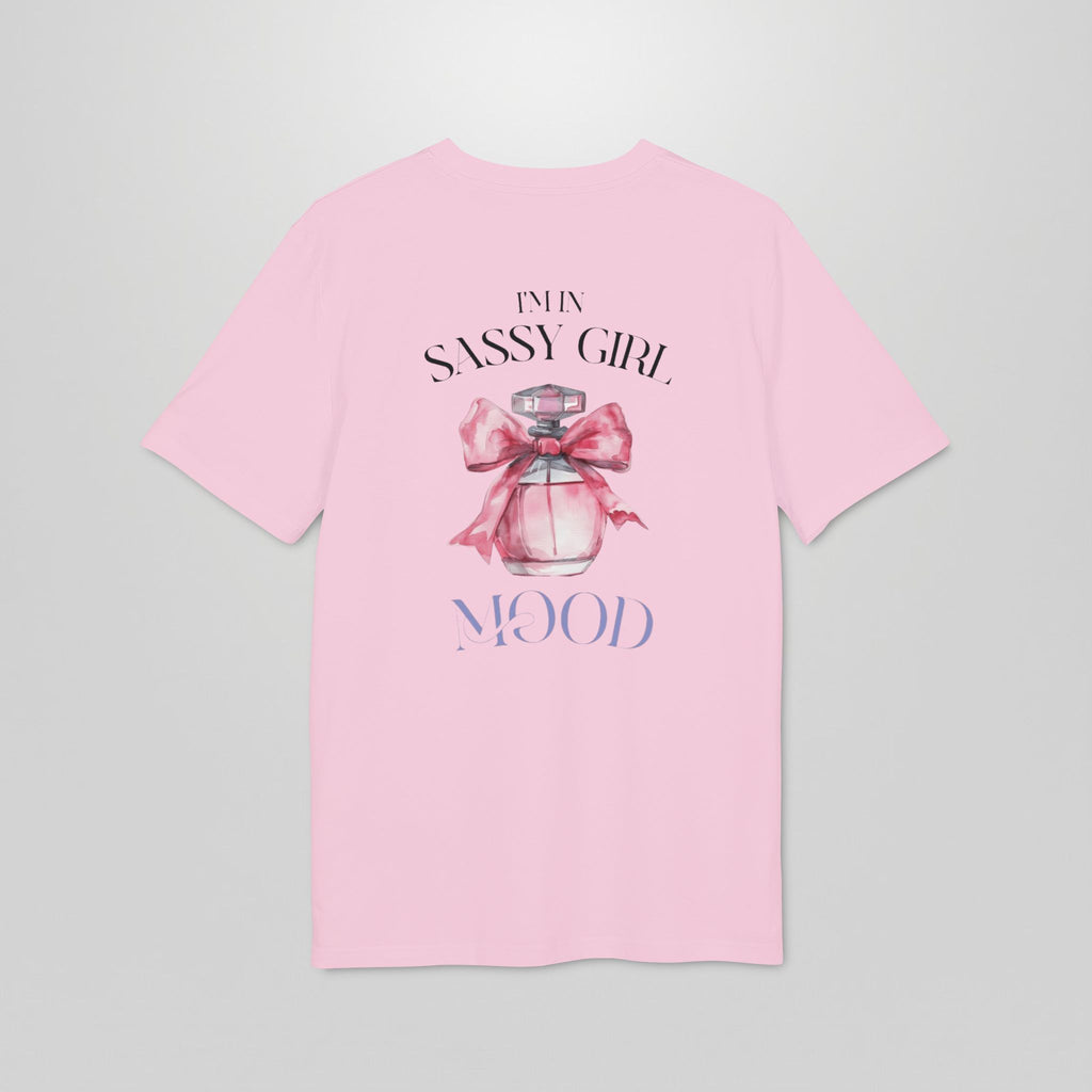 Sassy Girl T‑Shirt — Feminine Perfume Graphic Tee ("Sassy Girl" Front + Perfume Back)