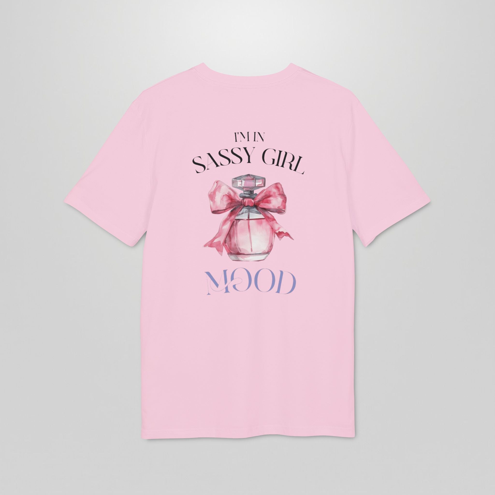 Sassy Girl T‑Shirt — Feminine Perfume Graphic Tee ("Sassy Girl" Front + Perfume Back)