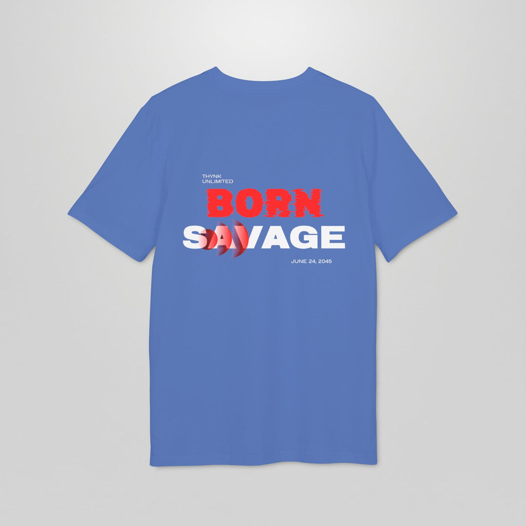Savage Graphic T-Shirt — "Born Savage" Bold Streetwear Tee