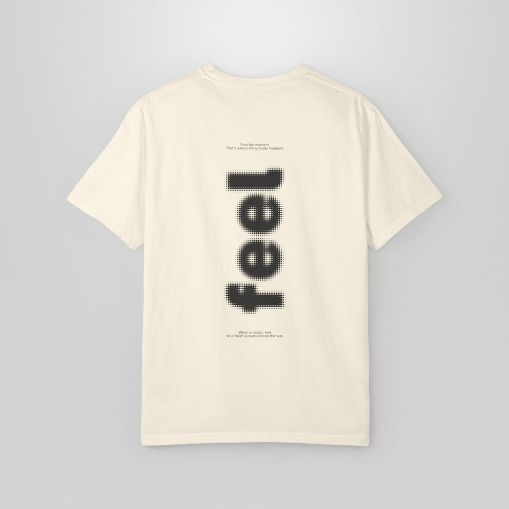 Melting Ghost 'feel' Graphic Tee — Minimal Streetwear T-Shirt