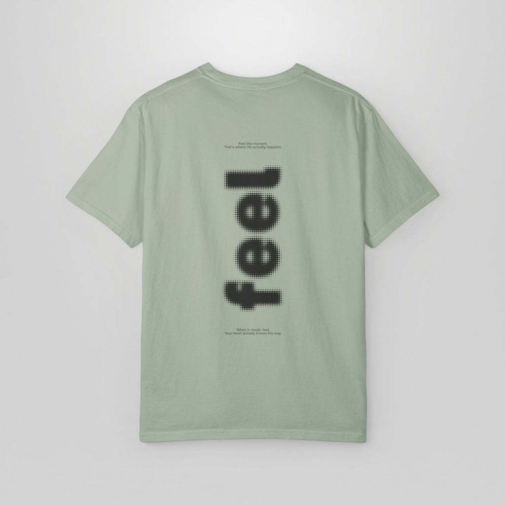 Melting Ghost 'feel' Graphic Tee — Minimal Streetwear T-Shirt