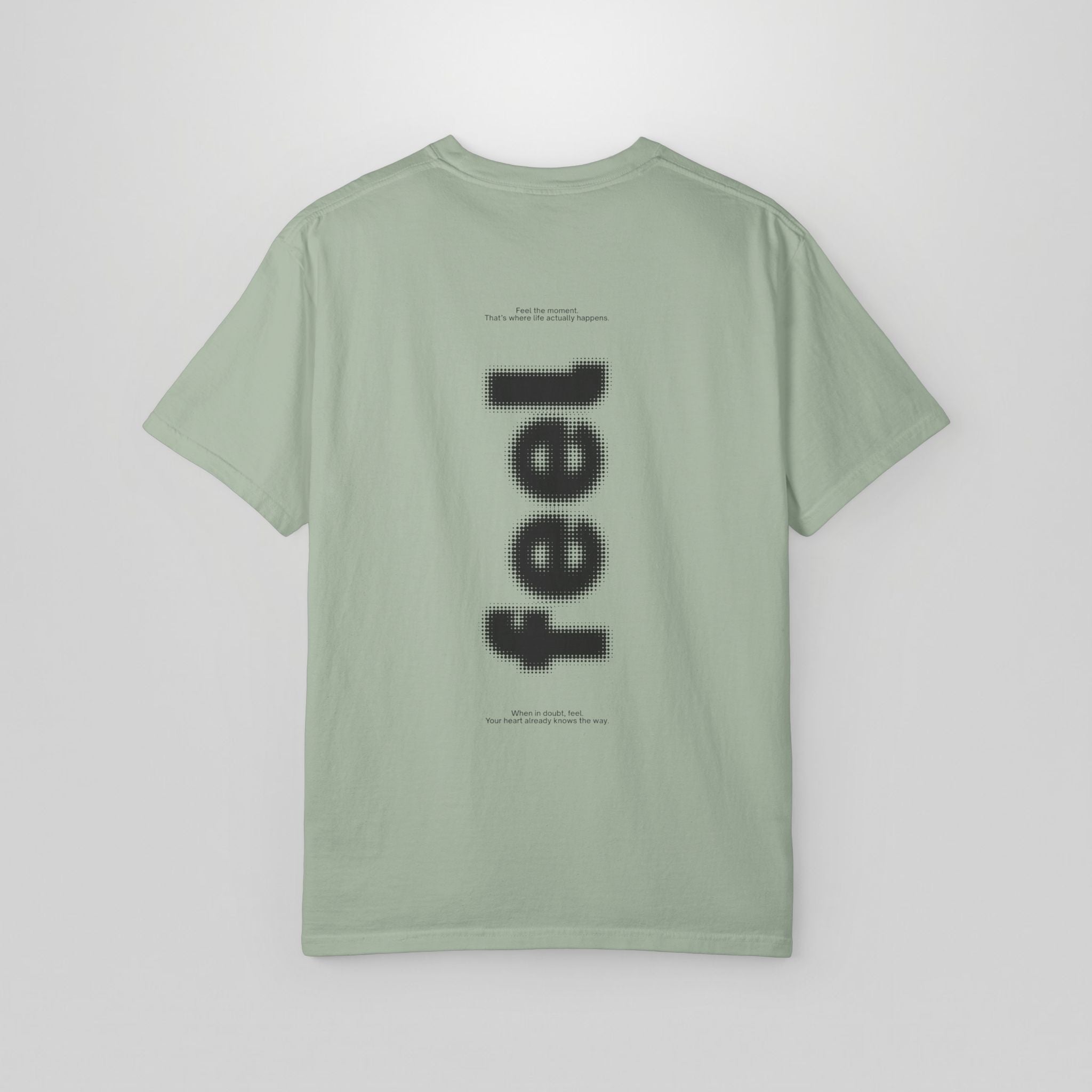 Melting Ghost 'feel' Graphic Tee — Minimal Streetwear T-Shirt