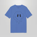 Melting Smile T-Shirt — Minimal Drip Graphic "feel" Back Print