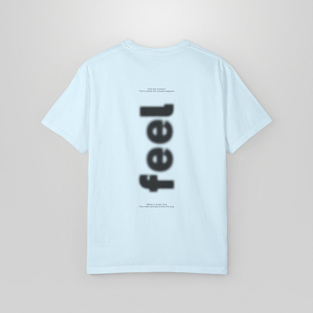 Melting Ghost 'feel' Graphic Tee — Minimal Streetwear T-Shirt