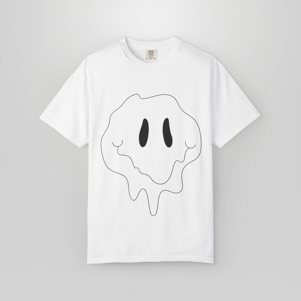 Melting Ghost 'feel' Graphic Tee — Minimal Streetwear T-Shirt
