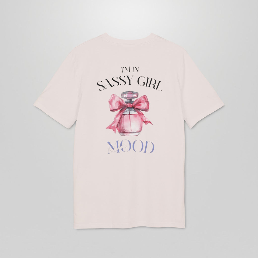 Sassy Girl T‑Shirt — Feminine Perfume Graphic Tee ("Sassy Girl" Front + Perfume Back)