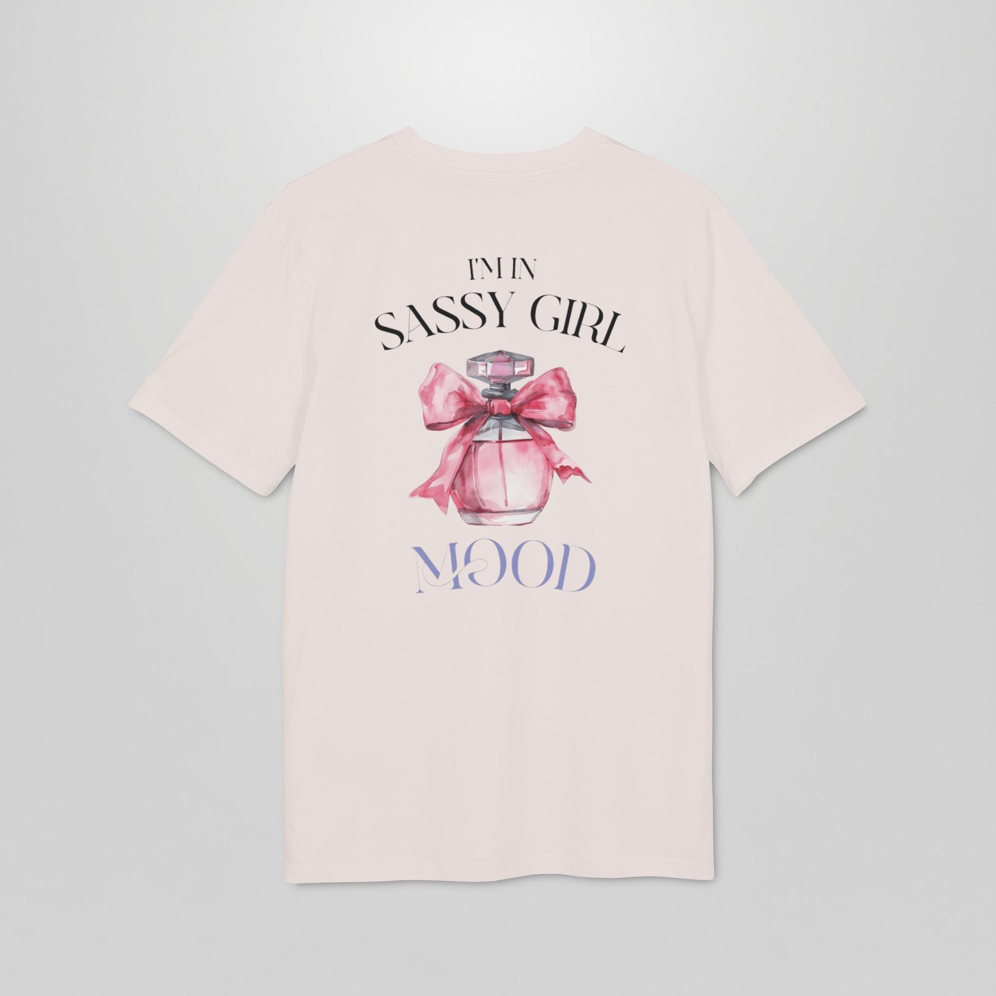 Sassy Girl T‑Shirt — Feminine Perfume Graphic Tee ("Sassy Girl" Front + Perfume Back)