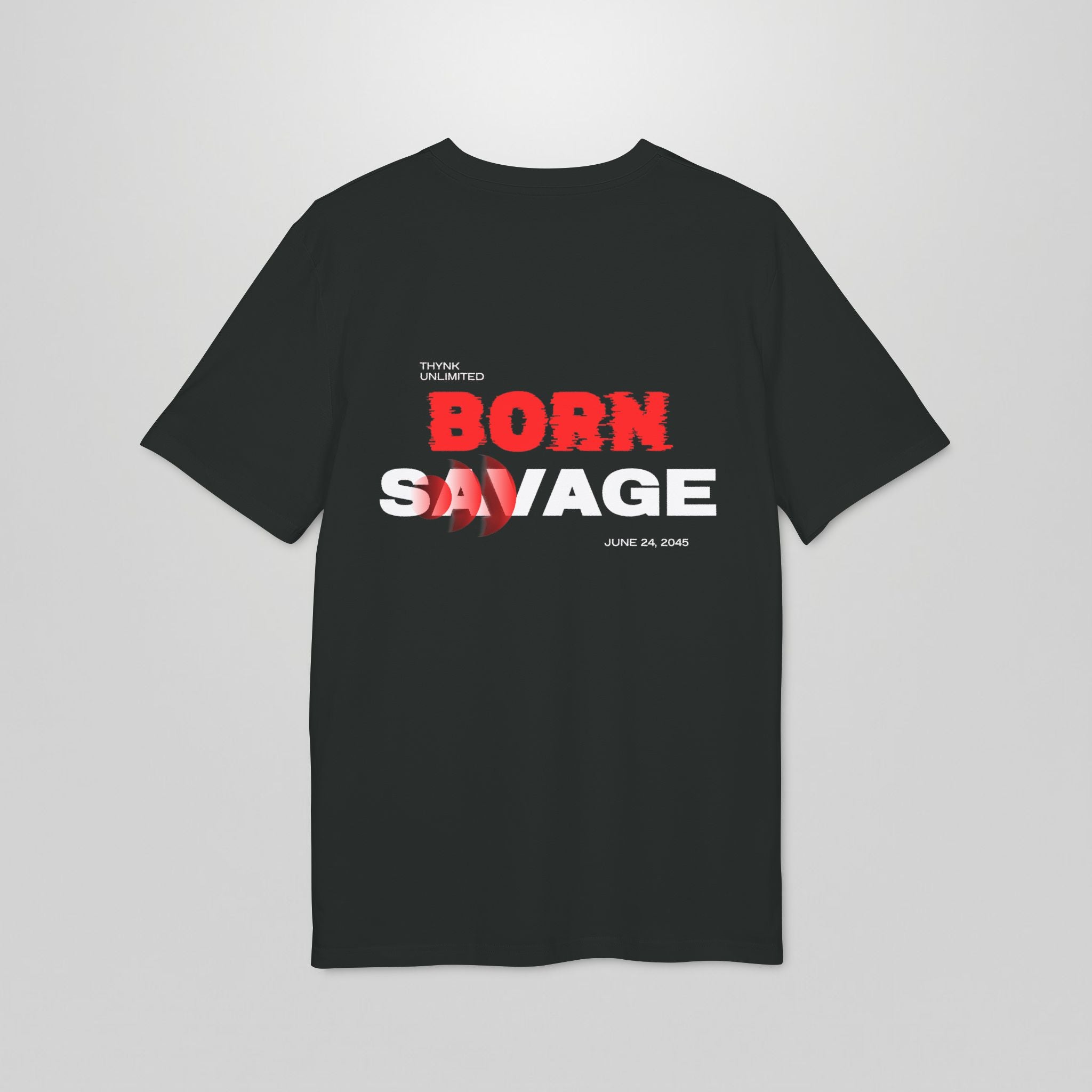 Savage Graphic T-Shirt — "Born Savage" Bold Streetwear Tee