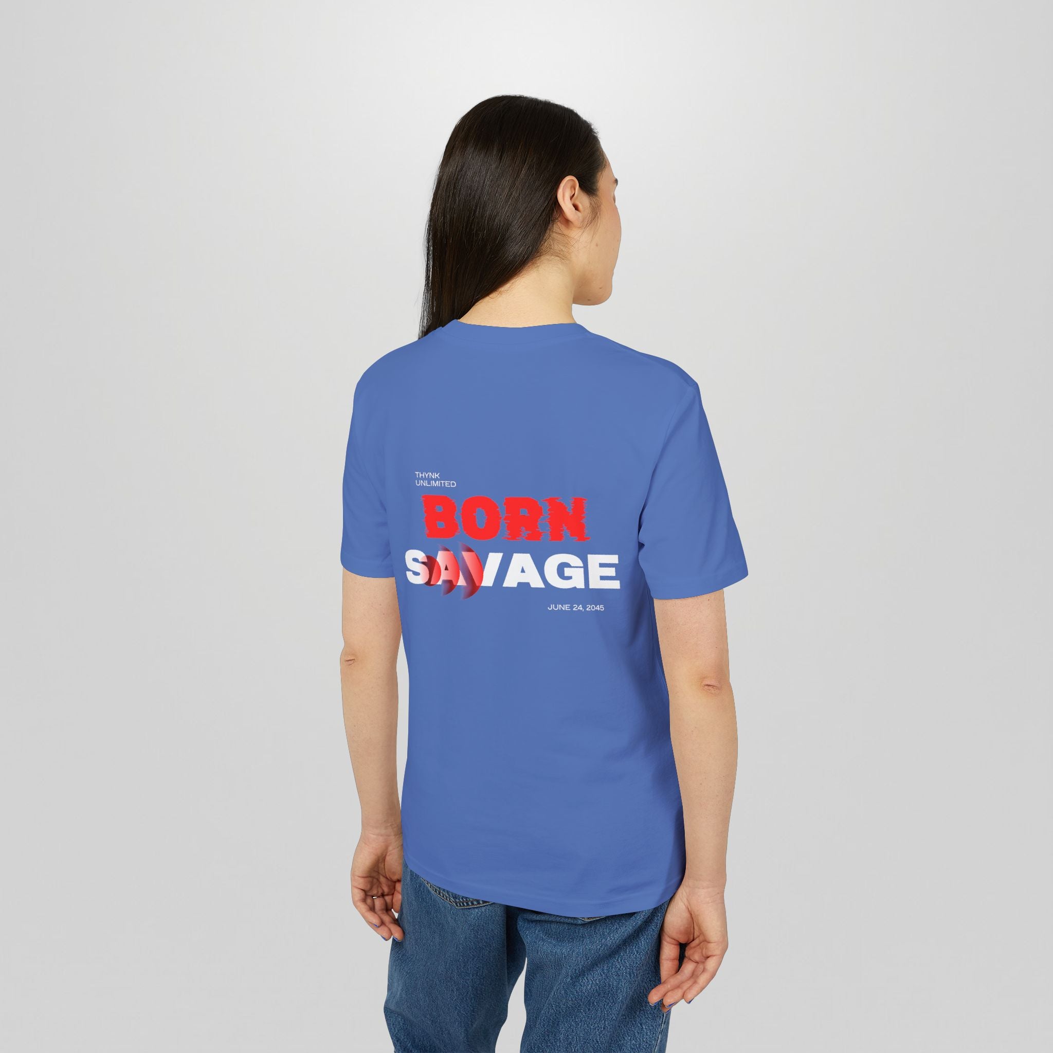 Savage Graphic T-Shirt — "Born Savage" Bold Streetwear Tee