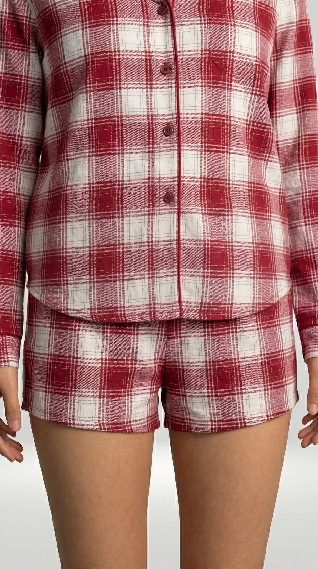 PLAID COTTON HOME SET