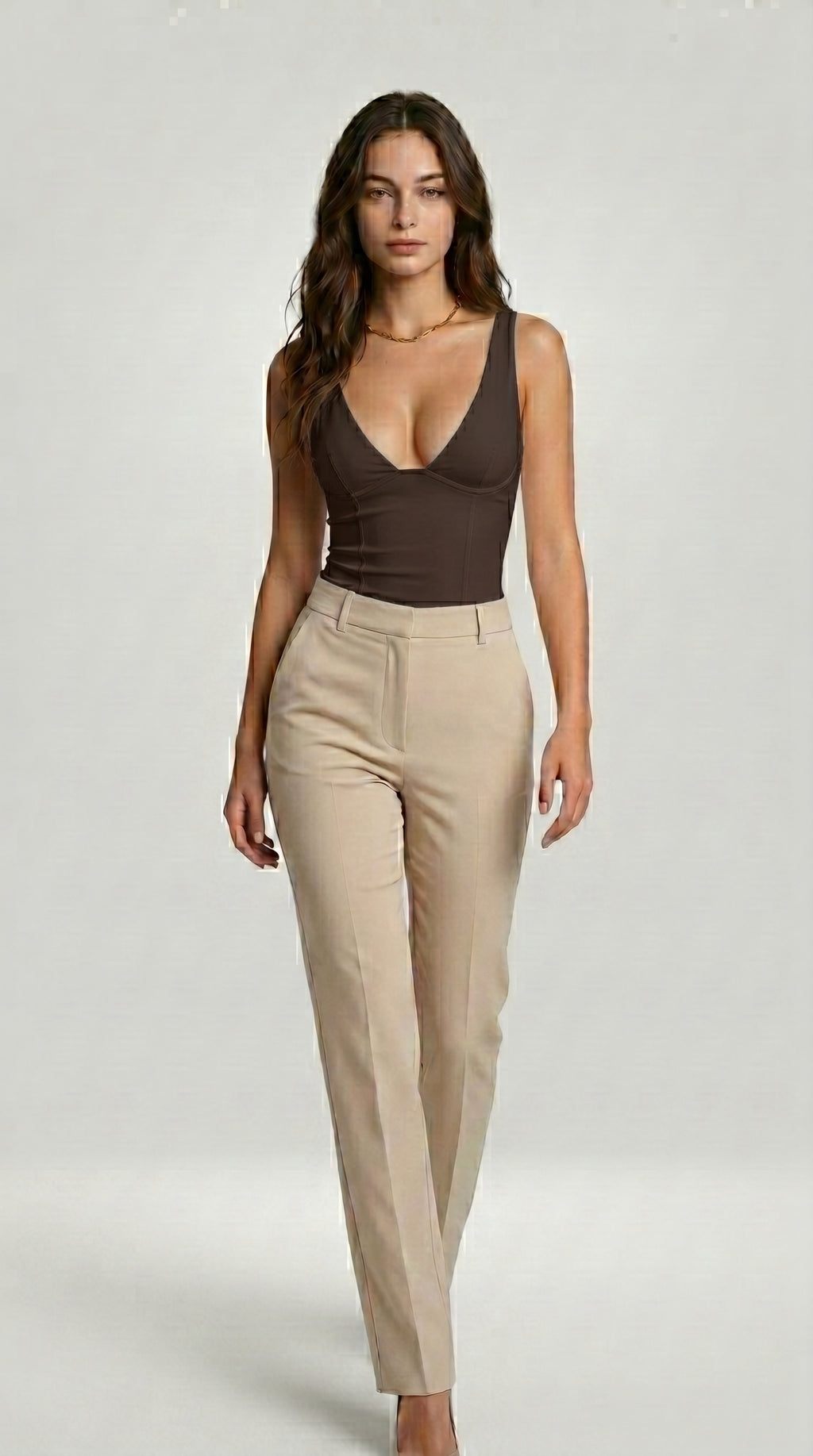 OPEN-BACK YOGA TOP WITH BUILT-IN SUPPORT