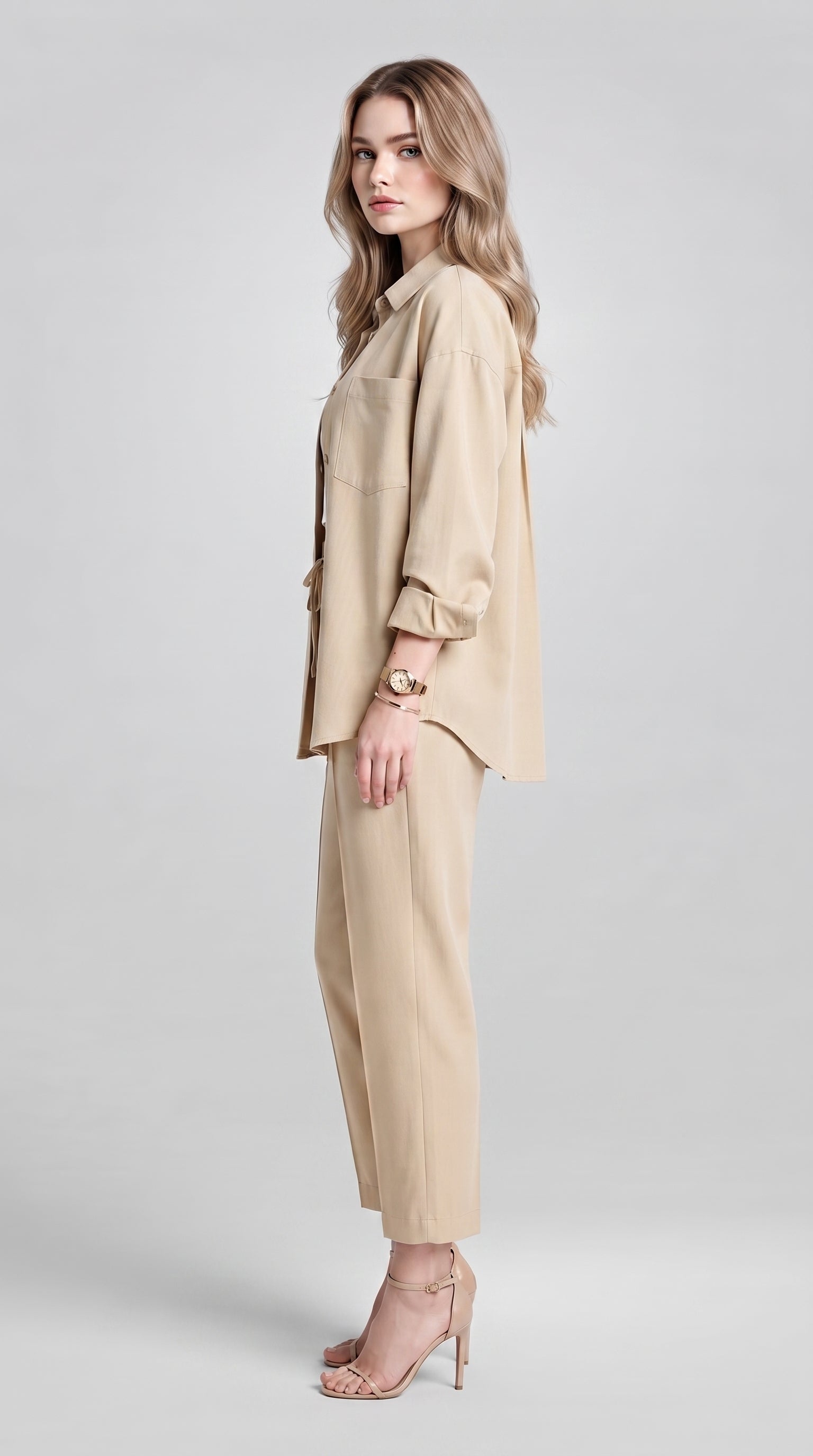 FLOWING SHIRT AND TROUSERS