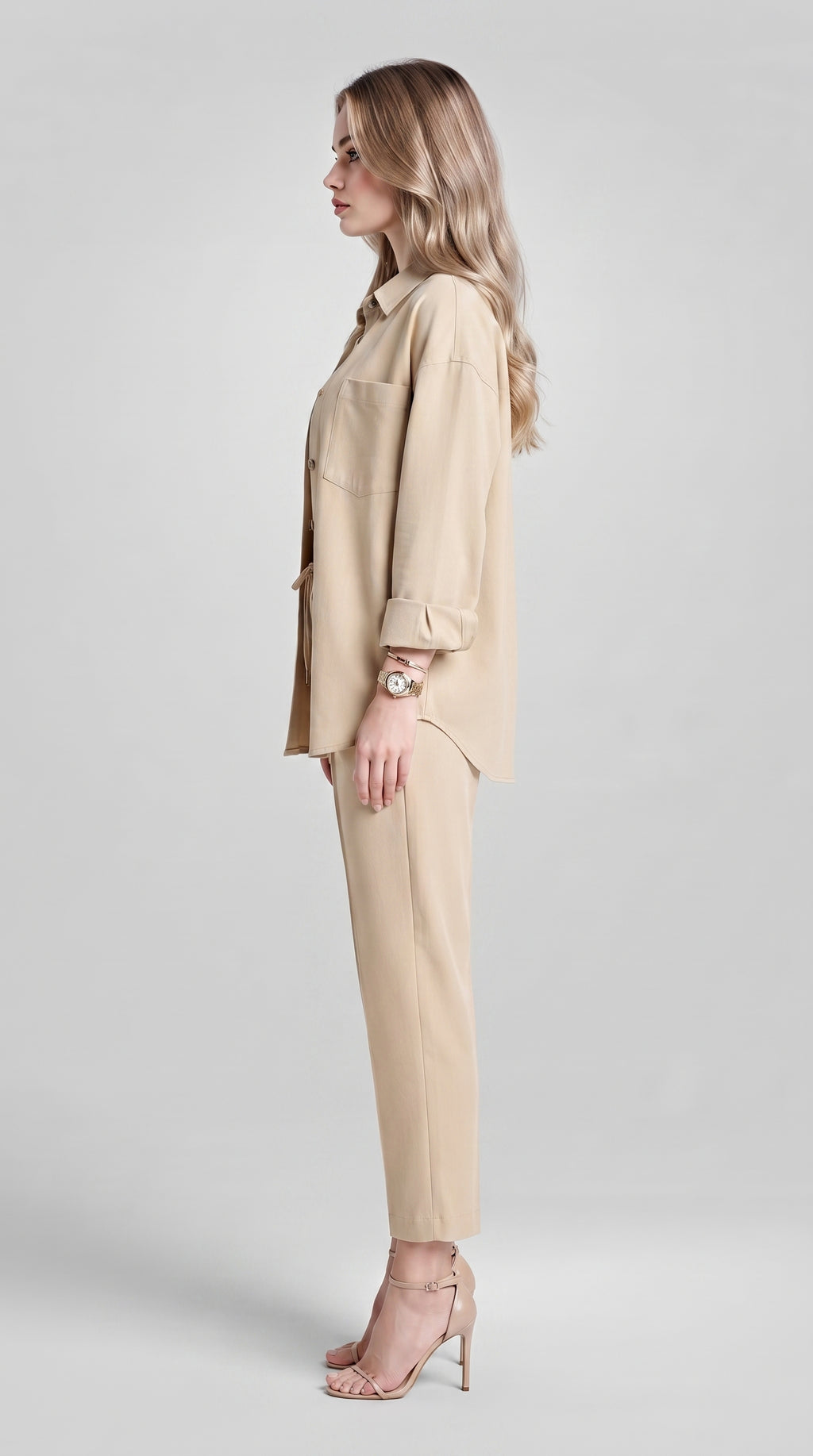FLOWING SHIRT AND TROUSERS