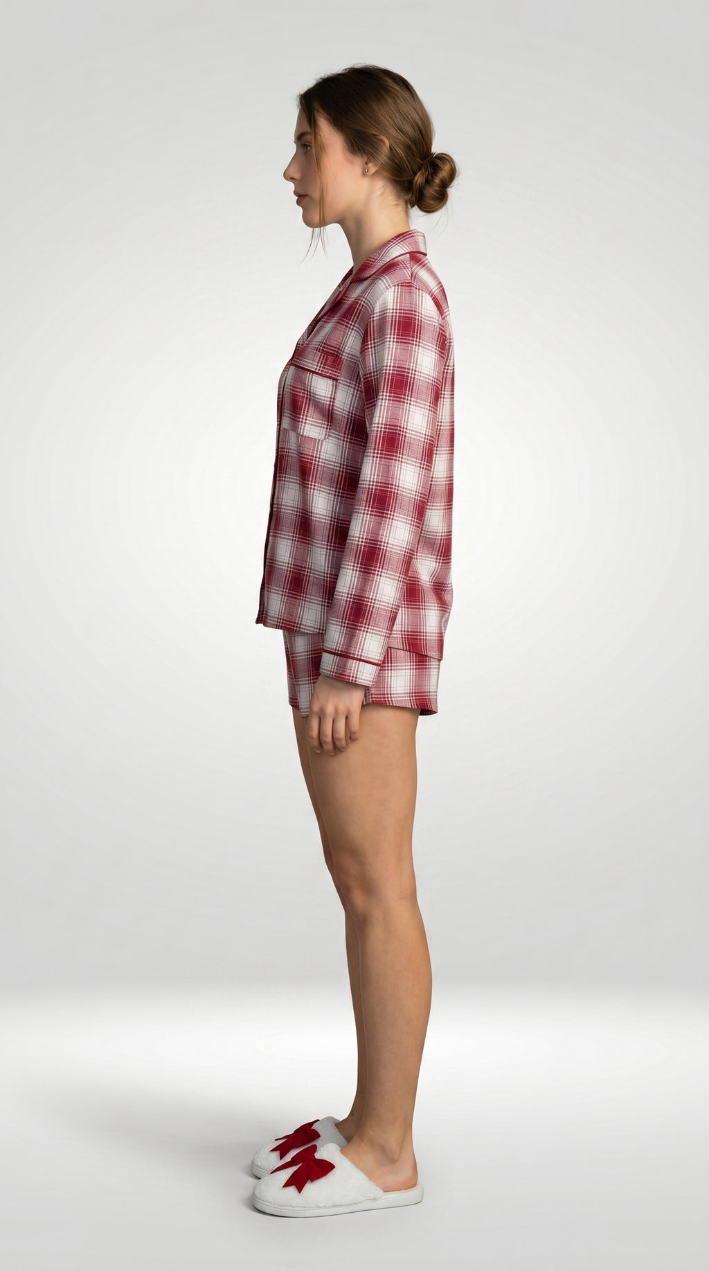 PLAID COTTON HOME SET