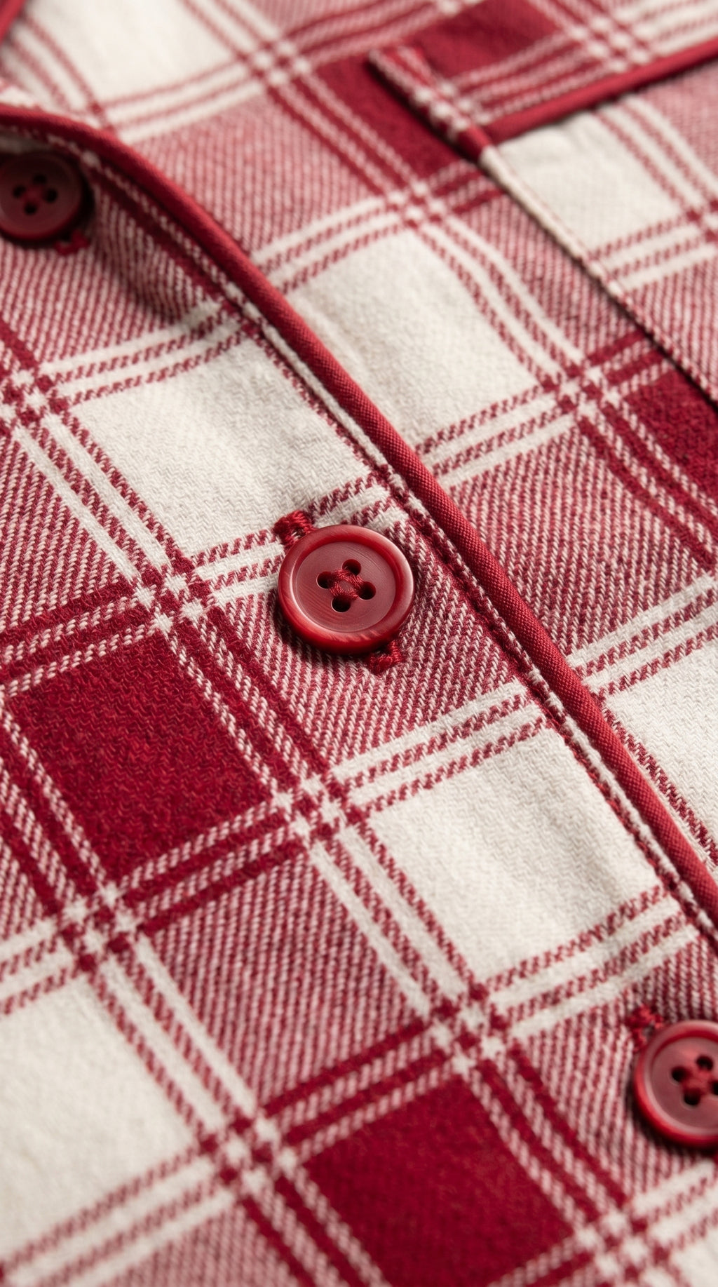 PLAID COTTON HOME SET
