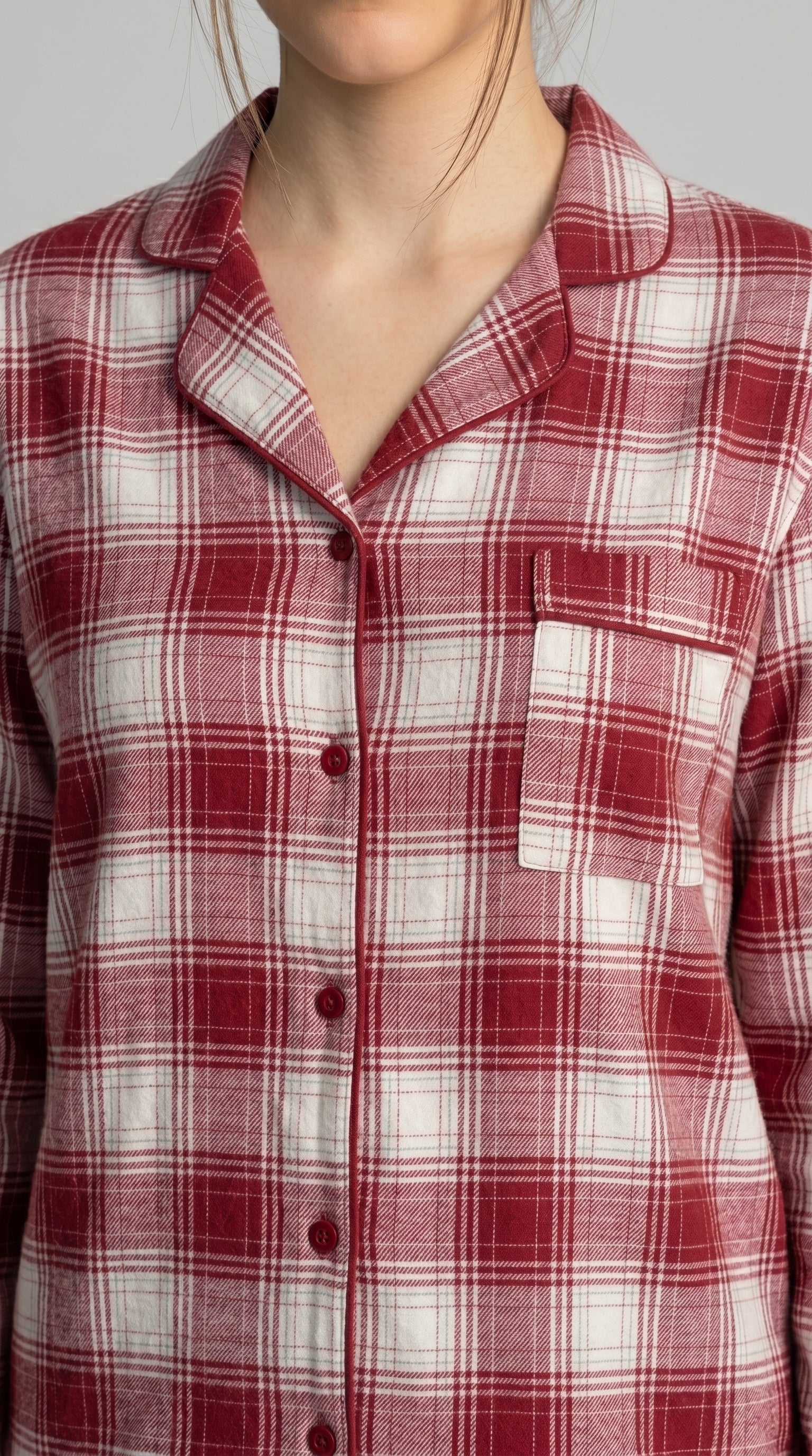 PLAID COTTON HOME SET