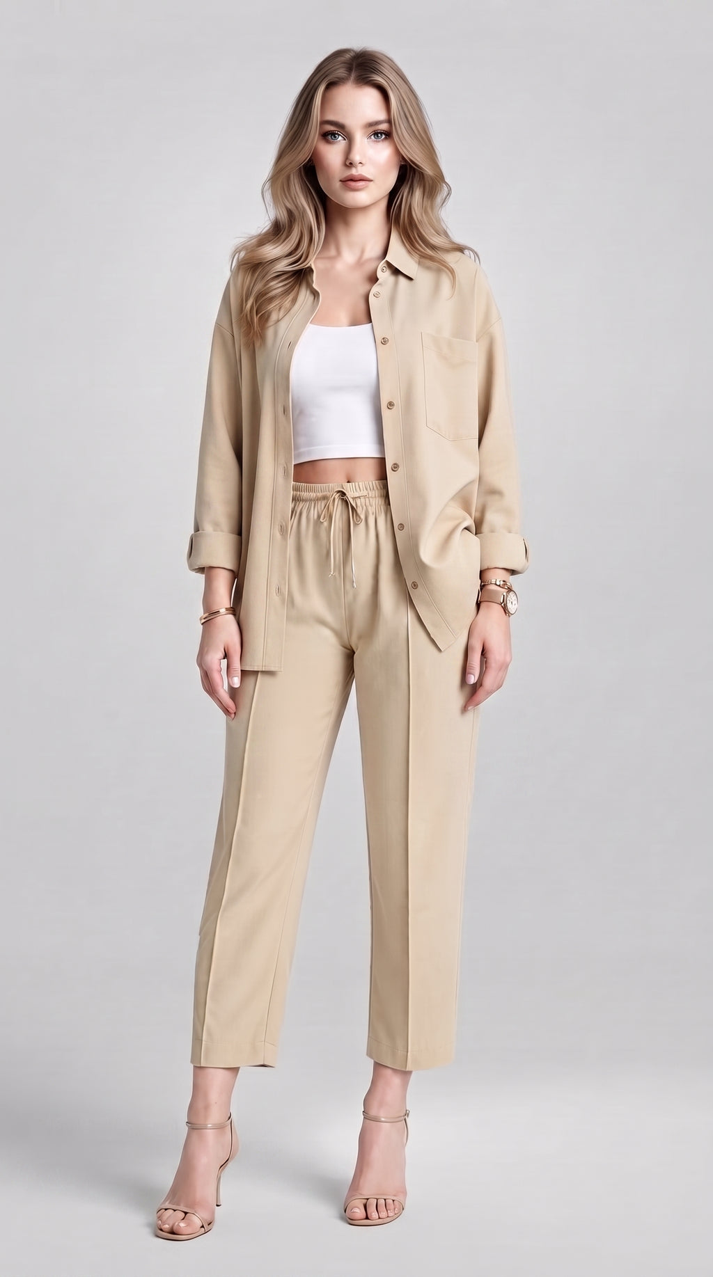 FLOWING SHIRT AND TROUSERS