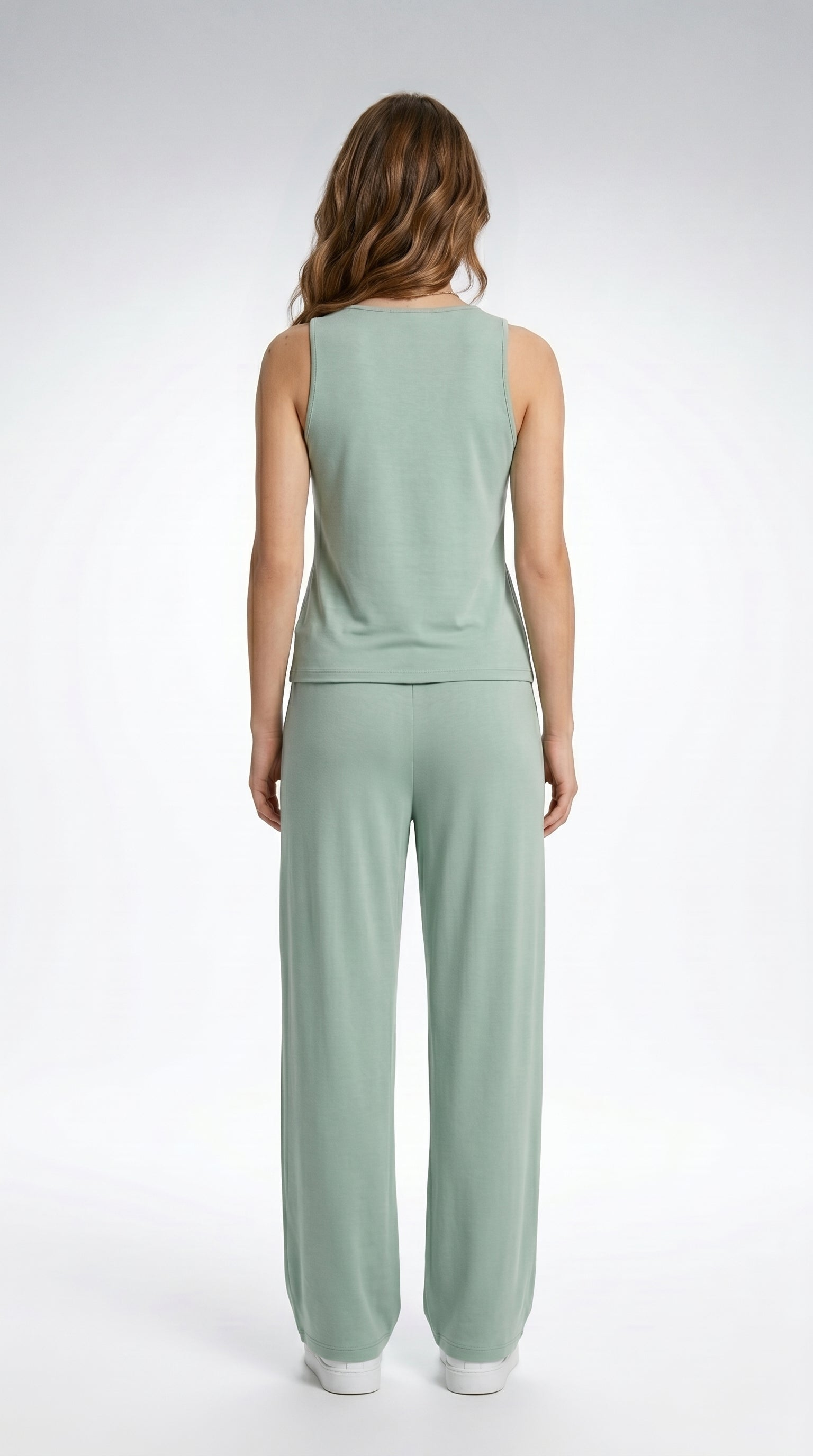 BACKLESS V-NECK CO-ORD SET