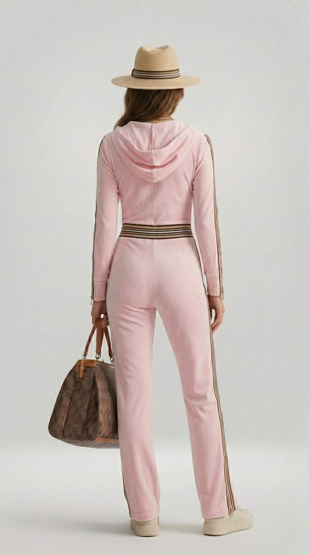 RIBBED HOODED JUMPSUIT