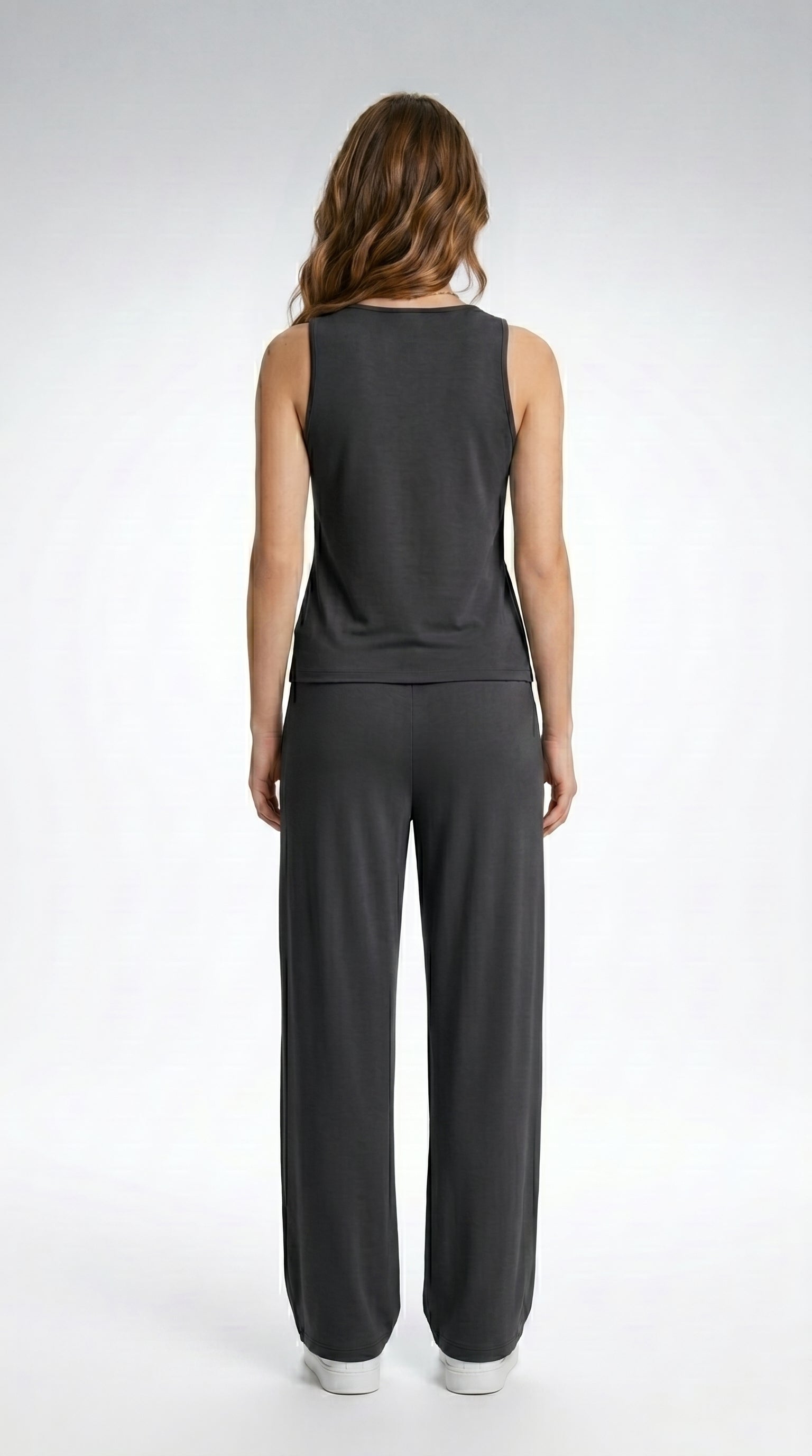 BACKLESS V-NECK CO-ORD SET