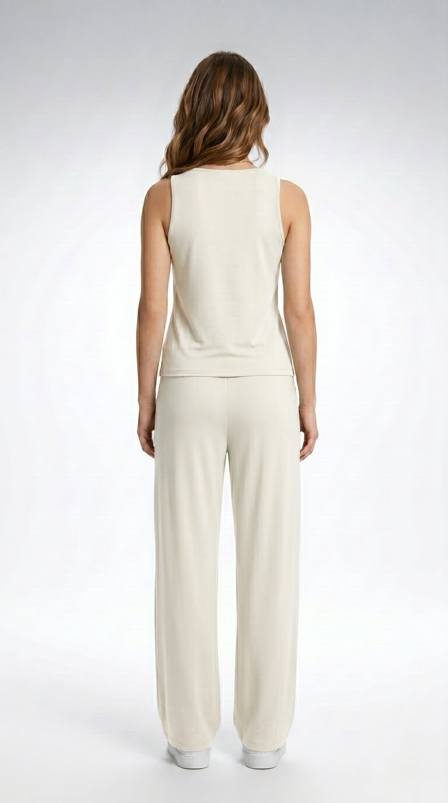 BACKLESS V-NECK CO-ORD SET