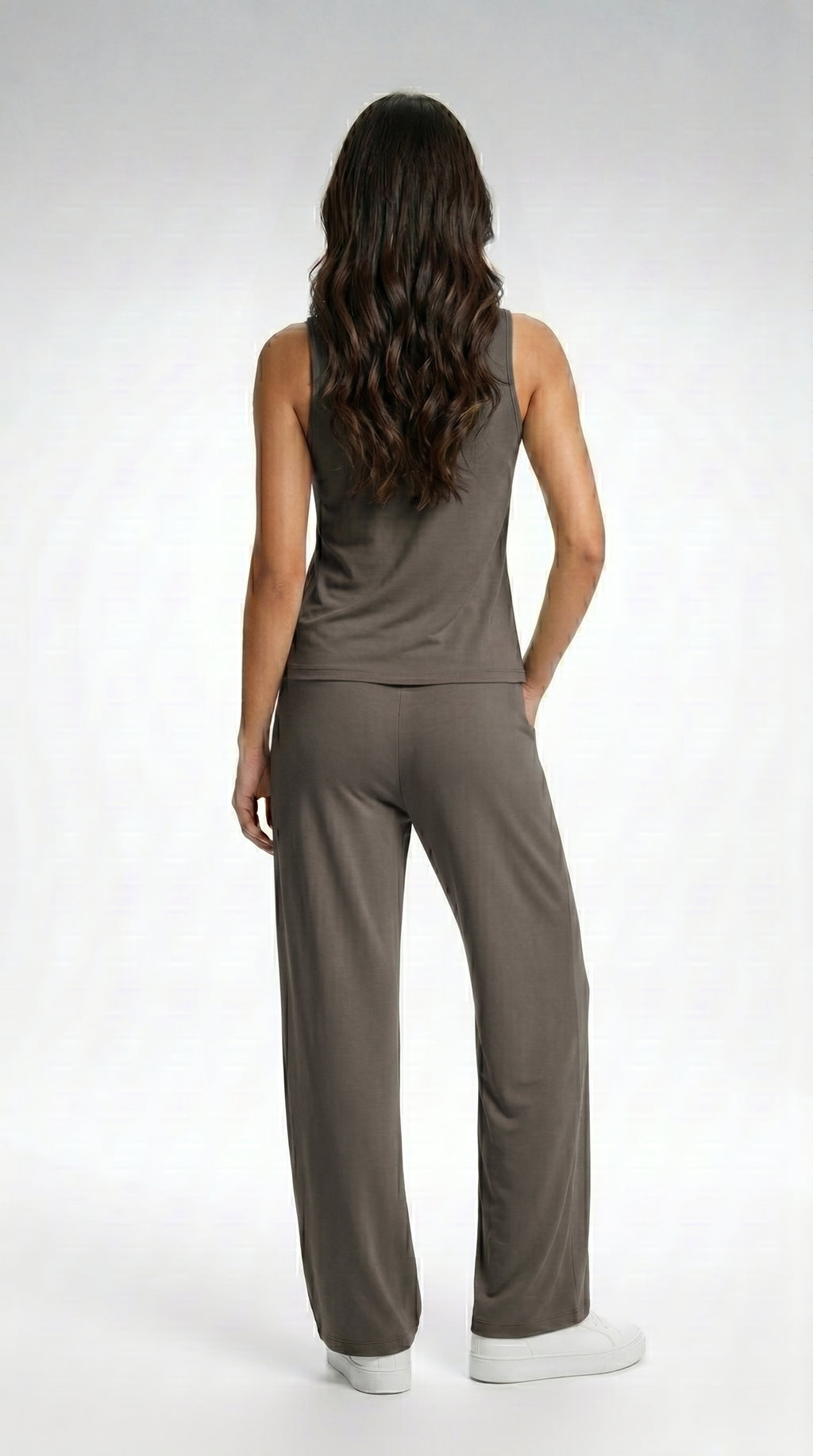 BACKLESS V-NECK CO-ORD SET
