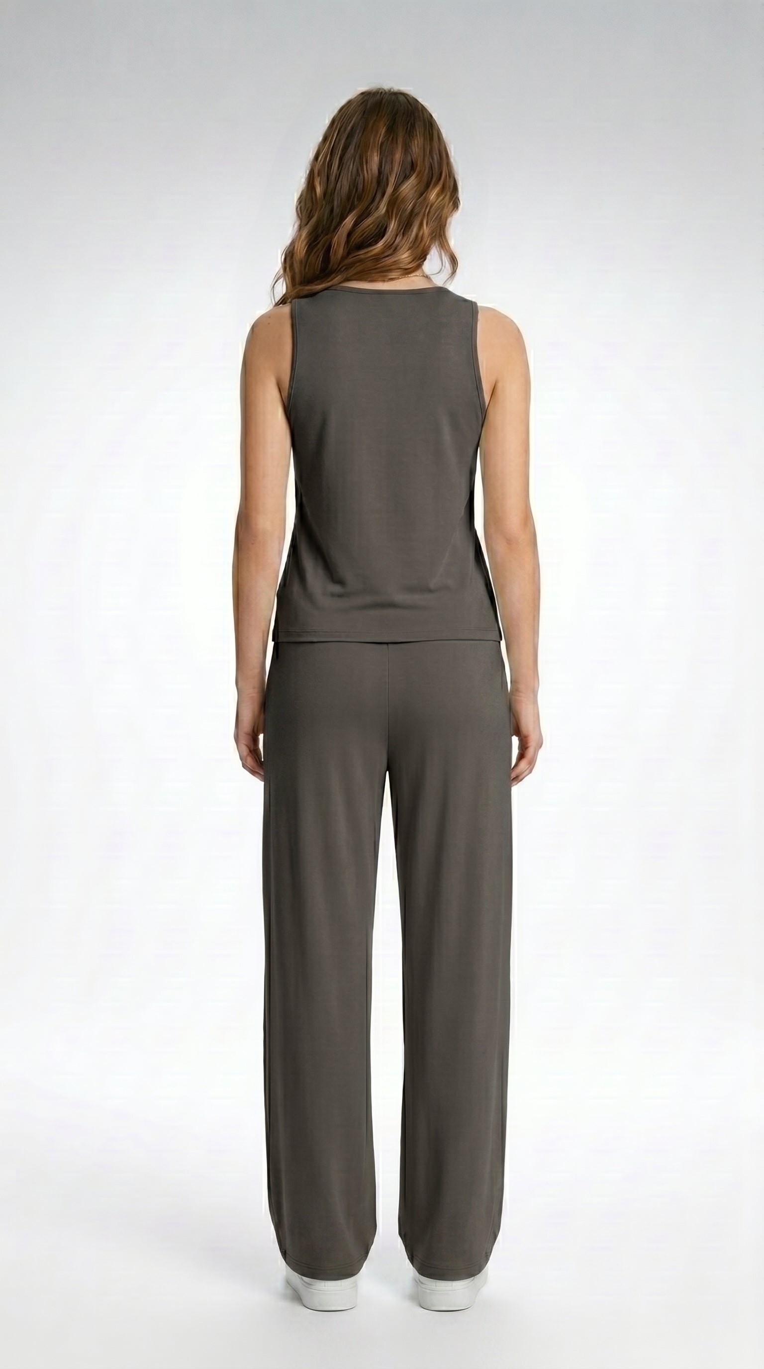 BACKLESS V-NECK CO-ORD SET
