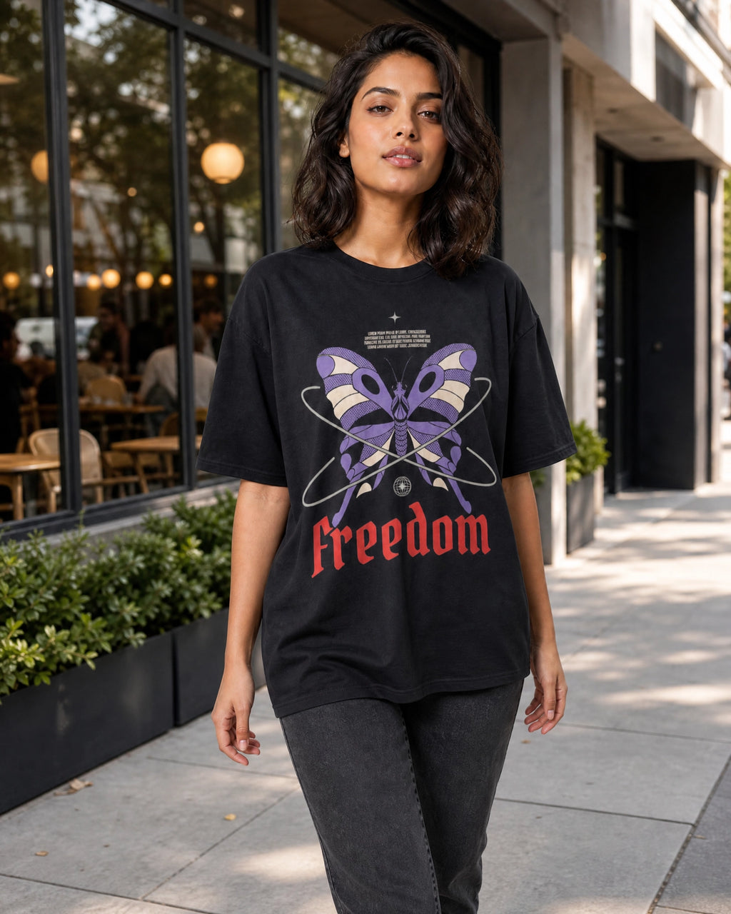 Freedom Butterfly Tee