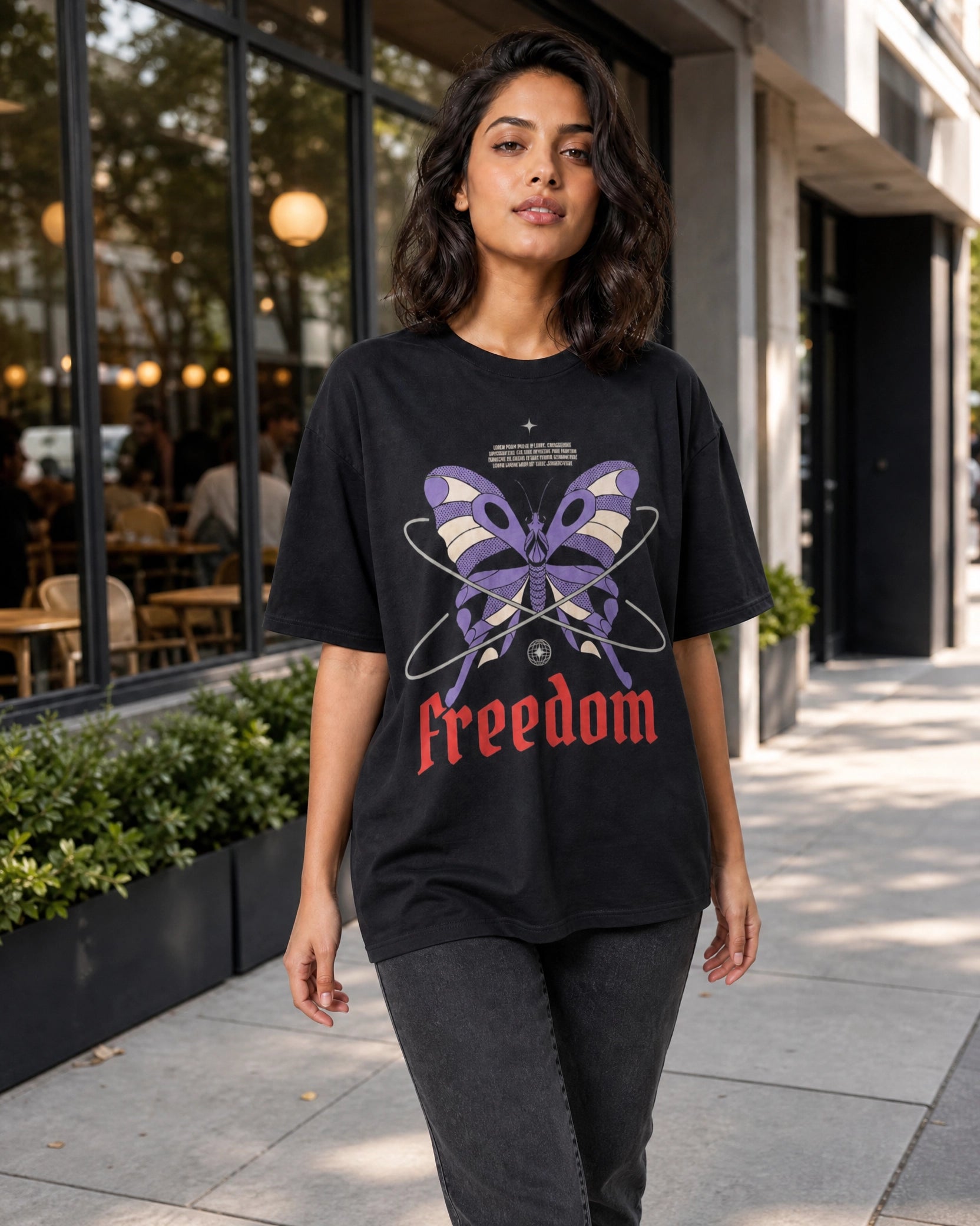 Freedom Butterfly Tee