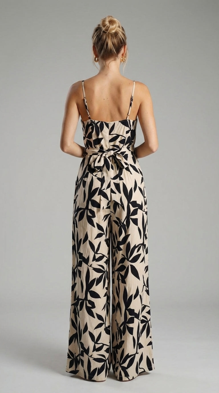 THE VALENCIA PRINTED JUMPSUIT