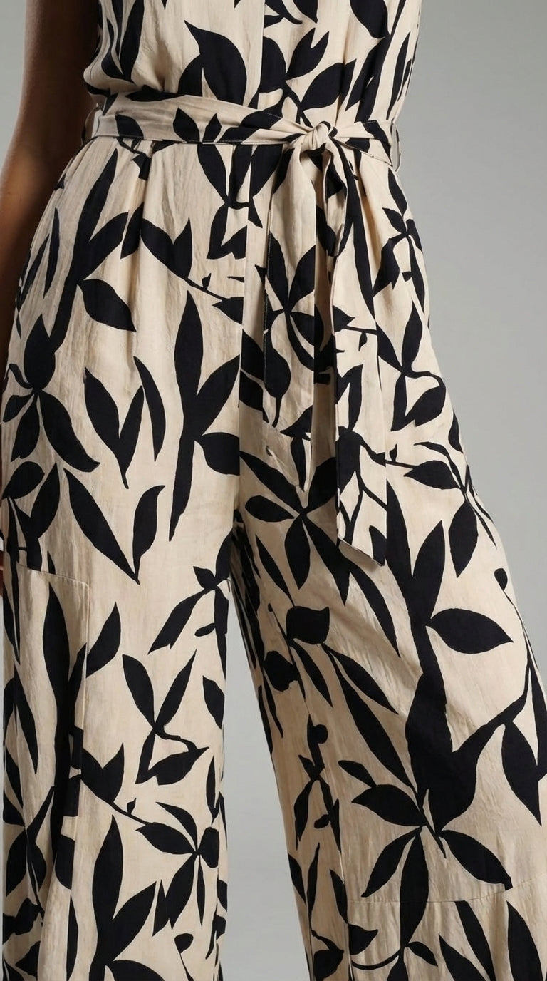 THE VALENCIA PRINTED JUMPSUIT