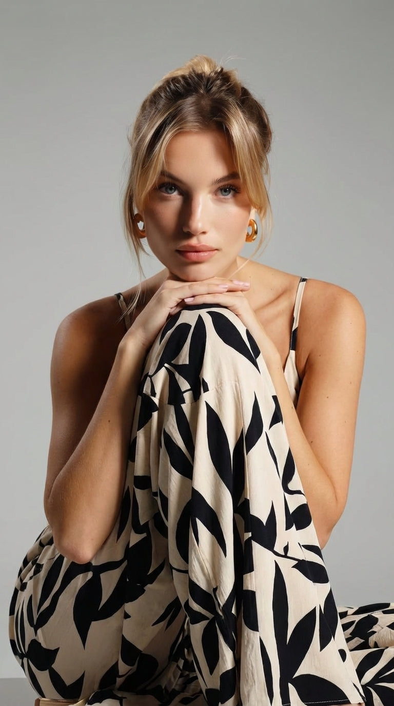 THE VALENCIA PRINTED JUMPSUIT