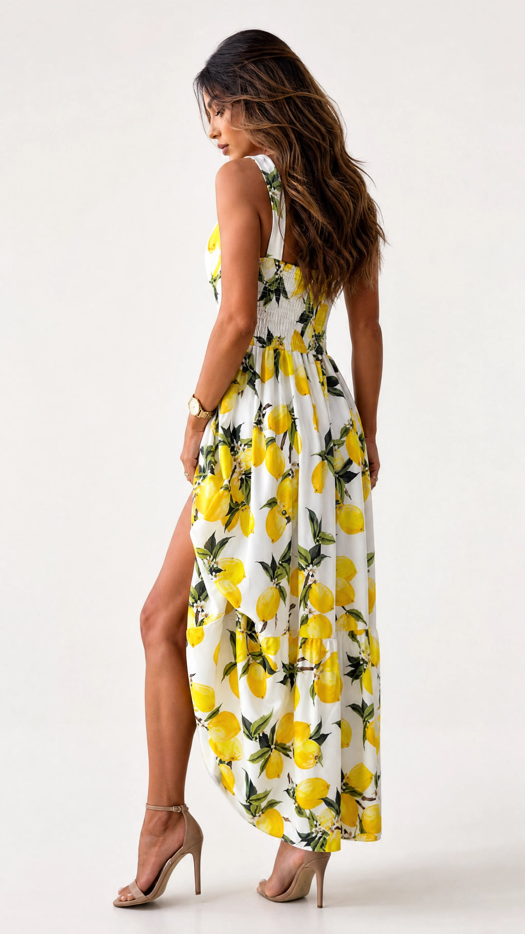 Printed Flowing Maxi Dress