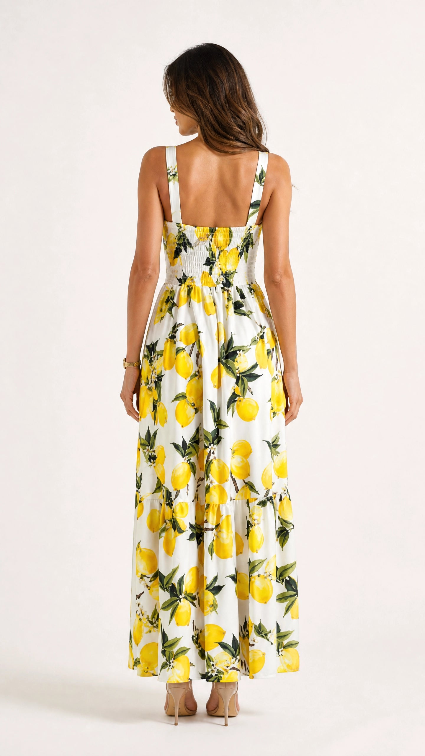 Printed Flowing Maxi Dress